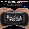 Digital night vision binoculars with LCD screen and infrared mode