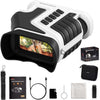Digital night vision binoculars with LCD screen and infrared mode