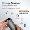 1Zpresso X-Ultra grinder_cup of freshly brewed coffee