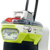 Angled view of ACR GlobalFix V6 EPIRB showing mounting bracket and rugged marine design