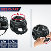 boxing headgear size chart with adjustable flexfit sizing guide