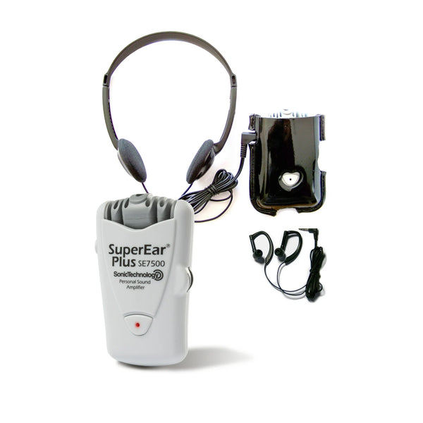 SuperEar Plus SE7500 Personal Sound Amplifier (50 dB Portable Listening Device)