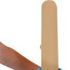 Using Doff N’ Donner cone and sleeve to apply compression stockings smoothly without strain