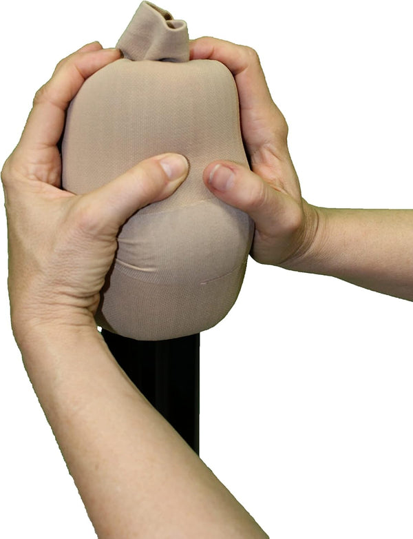 Removing compression stockings easily using Doff N’ Donner sleeve tool