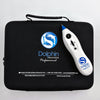 close up of Dolphin Neurostim handheld device with blue tip