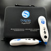 close up of Dolphin Neurostim handheld device for pain relief and therapy