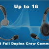 UltraLITE PRO16 ETP6D 6-Person Wireless Intercom Headset Kit