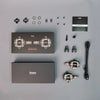 Favero Assioma PRO MX-1 kit contents including pedals charger washers cleats and accessories