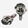Favero Assioma PRO MX-1 SPD power meter pedals angled product view for MTB and gravel cycling