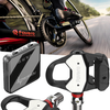 Cyclist using Favero Assioma Pro RL power meter pedals with real-time cycling performance tracking