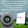 FlightScope X3C carbon fiber golf launch monitor front view