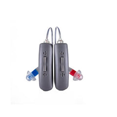 Sontro OTC Hearing Aids for Adults, Grey, Pair - Behind the Ear Aid Phone Smart App for Auto 16 Channel Fine Tuning