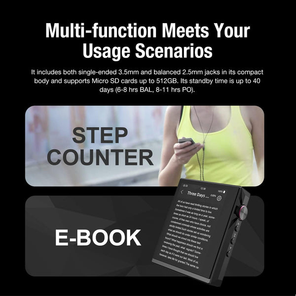 HIDIZS AP80 Pro-X high-resolution audio player front view