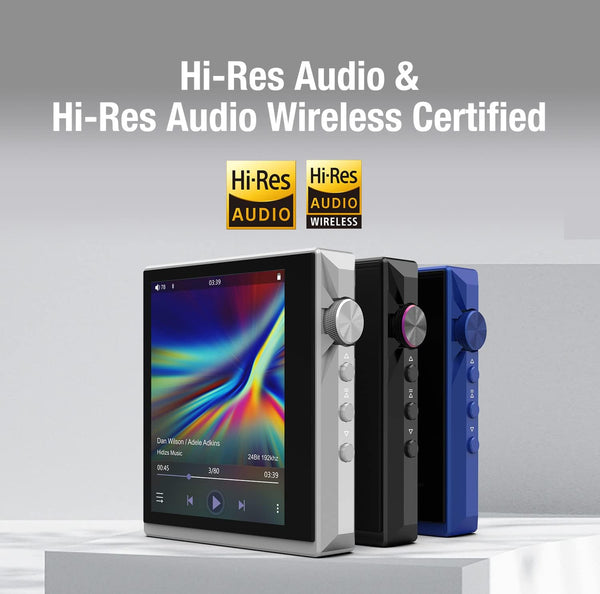 HIDIZS AP80 Pro-X multifunction music player showing step counter and e-book reader features