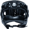 Hit N Move Air Armor boxing headgear front view black