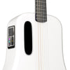LAVA ME 3 36" Carbon Fiber Smart Acoustic Electric Guitar with Built-in Effects and HILAVA OS for Adults, Teens and Beginners - White (Right Hand)