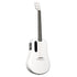 LAVA ME 3 36" Carbon Fiber Smart Acoustic Electric Guitar with Built-in Effects and HILAVA OS for Adults, Teens and Beginners - White (Right Hand)