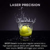 MIOPS Smart Plus laser trigger capturing high-speed splash photography with precision