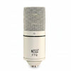 Close-up of MXL 770 condenser microphone grille showing build quality and capsule design