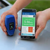 NexPTG coating thickness gauge showing original paint layer measurement on smartphone app