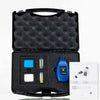 NexPTG paint thickness gauge full kit with calibration plates, batteries, and carrying case