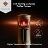 OutIn Nano portable espresso maker self-heating system reaching 92°C in 200 seconds for optimal extraction