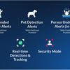PoolScout premium features including toddler alerts pet detection and underwater person alerts