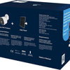 Rear side of PoolScout wireless pool camera kit box showing specifications and product details