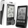 PRGR portable launch monitor with retail packaging box and digital performance display