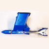 Quikpoint mortar gun drill powered attachment in blue for efficient brick and masonry work