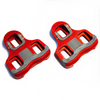 Favero Assioma red 6° float cleats compatible with DUO/UNO pedals and LOOK Kéo system