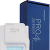 SafetySiren PRO4 radon gas detector with digital display and retail packaging box