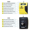 Slacker suspension sag tool front and rear features including LCD display Bluetooth and encoder