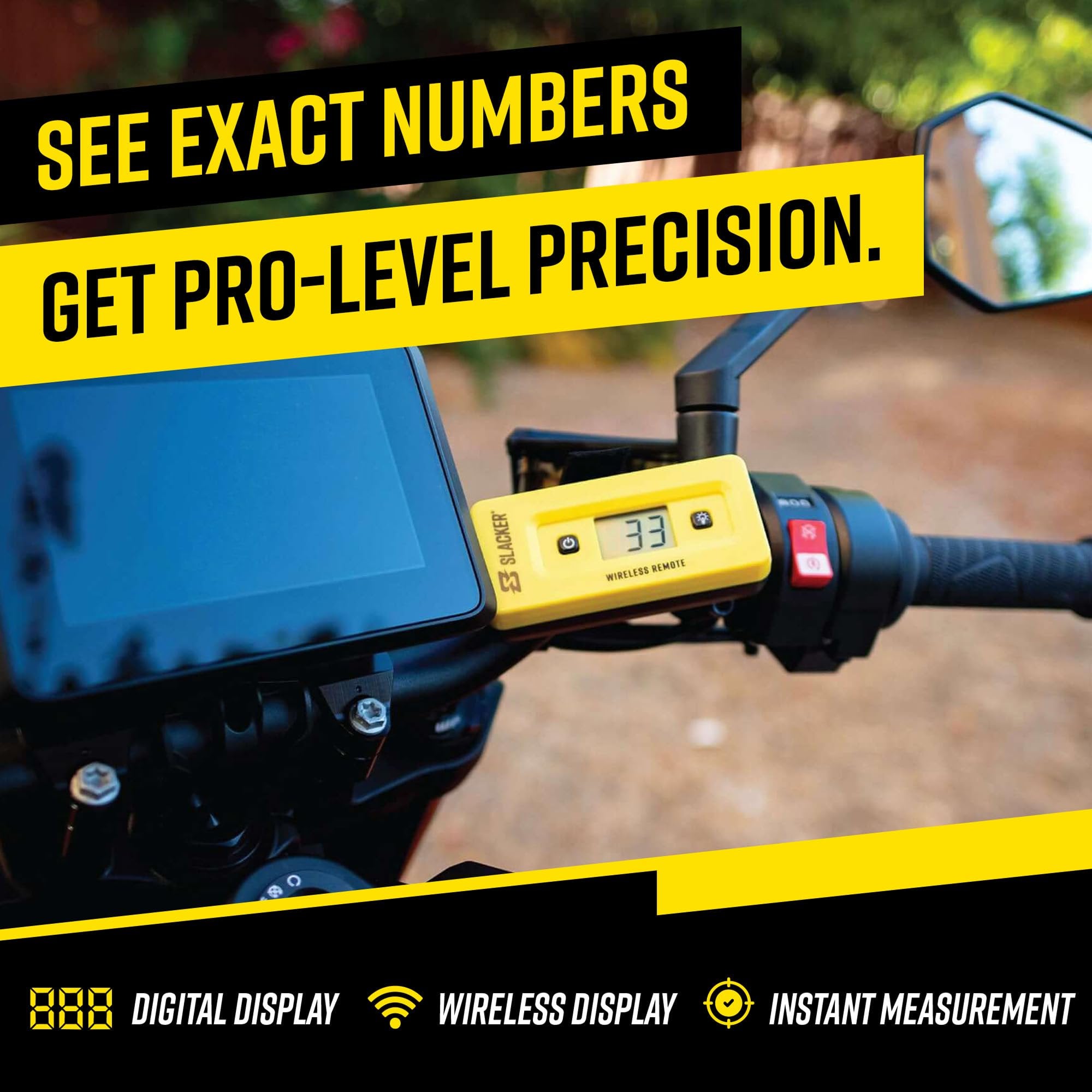 Hs Lacker Slacker Wireless Remote Display – Bluetooth-Free LCD Remote | Pete Organics