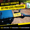 Slacker wireless suspension tool with digital display for precise sag measurement