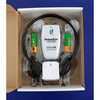 SuperEar SE9000HP box contents including amplifier headphones earbuds and AA batteries