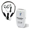 SuperEar SE9000HP personal sound amplifier with headphones and earbuds for clear sound