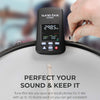 Tune-Bot Studio being used to tune drum head for precise pitch and consistent sound