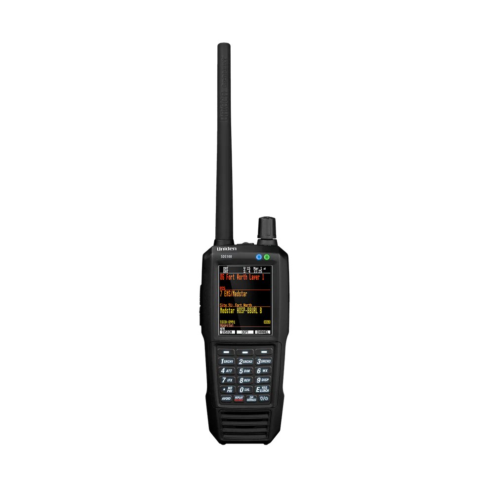 Uniden SDS100 Digital Police Scanner | Handheld Bearcat Scanner | Pete ...