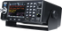 Uniden SDS200 digital police scanner front angled view showing color display keypad controls and desktop mounting bracket
