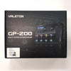 Valeton GP-200 multi effects processor retail packaging front showing product image and branding