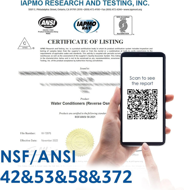 Waterdrop G3P600 Reverse Osmosis Water Filter – 600 GPD Tankless RO System