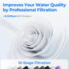 Waterdrop G3P800 800 GPD tankless reverse osmosis water filtration system