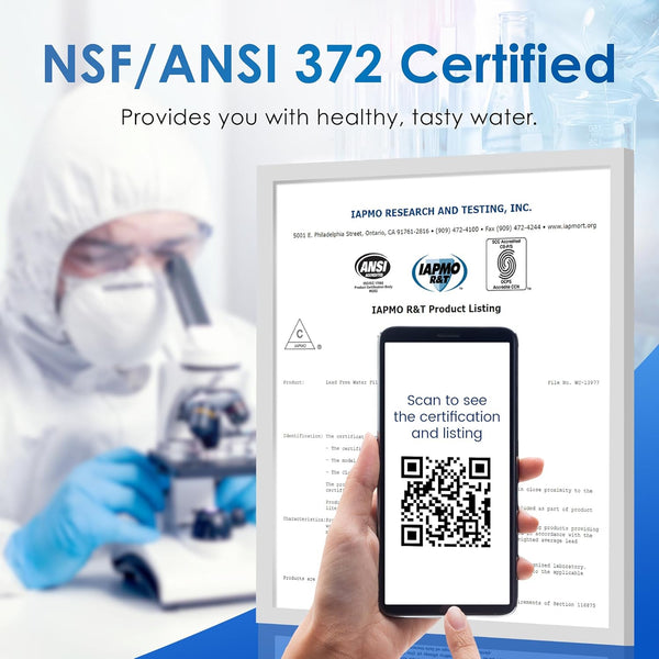 Waterdrop WD-RO-600 reverse osmosis water filtration system under sink