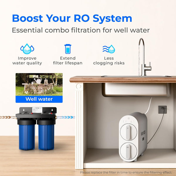 Waterdrop WD-RO-600 reverse osmosis water filtration system under sink