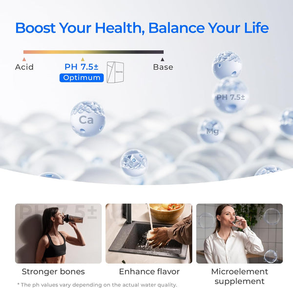 Waterdrop X16 Alkaline under-sink water filtration system for clean mineral-balanced water