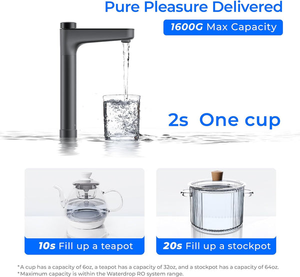 Waterdrop X16 Alkaline under-sink water filtration system for clean mineral-balanced water