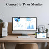 Zoomax Luna 6 connected to external monitor for larger screen viewing and enhanced visibility