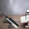 Zoomax Luna 6 video magnifier placed on desk with adjustable stand for hands free reading