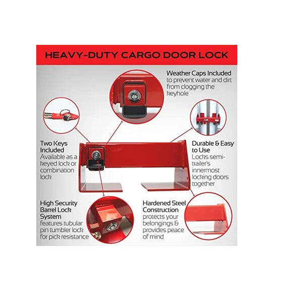 Equipment Lock HDCDL Steel Heavy Duty Cargo Door Lock